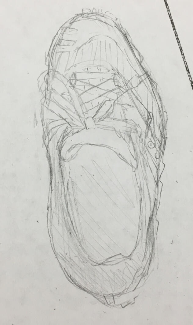 Birds-Eye view Shoe study, December 8th 2021