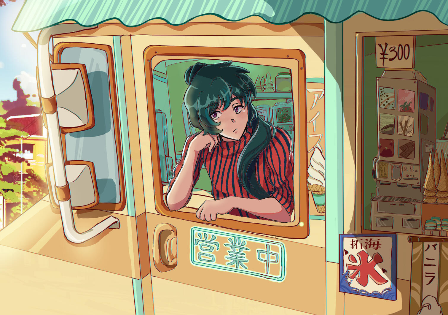 Summer Same ol' Same ol', July 12, 2023, Clip Studio Paint