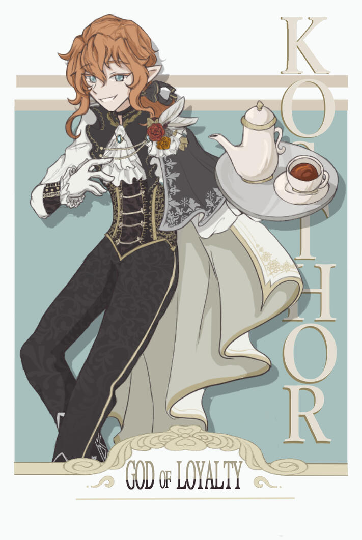Kosthor God of Loyalty, June 1st 2022, Clip Studio Paint